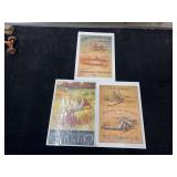 (3) Osborne Prints