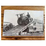 Case Tractor Hill Climb Photo Postcard
