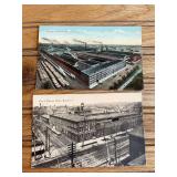 (2) Johnston Harvester + Long & Allstatter Postcards