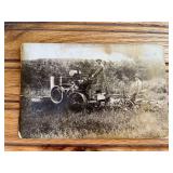 Homemade Tractor Photo Postcard