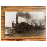 Steam Engine Photo Postcard