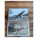 (2) Push Header Photo Postcards