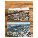 (2) Allis Chalmers Factory Postcard