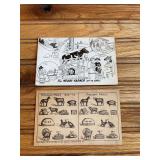 (2) Farm Related Postcards