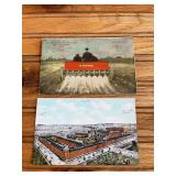(2) American Seeding Postcards