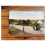 Kelly Springfiled Steam Roller Postcard