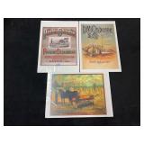 (3) P&O, Osborne, and Hoosier Drill Prints