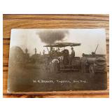 Case Steam Engine Photo Postcard