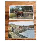 (2) Walter A Wood Postcards