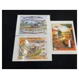 (3) Champion, Minneapolis, Kalamazoo Prints