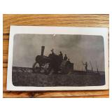 Case Steam Engine Photo Postcard