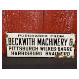Beckwith Machinery Co. SSP Sign