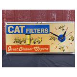 Caterpillar Filters Lighted Clock