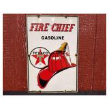 Texaco Fire Chief Gasoline SSP Sign