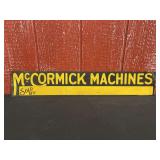 McCormick Machines SST Sign
