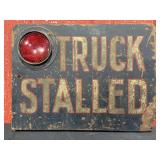 Truck Stalled Flange Sign