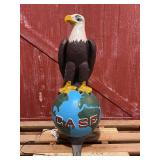 Case Old Abe Eagle on Globe