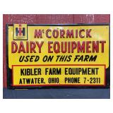 IH McCormick Dairy Equipment SST Sign