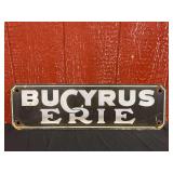 Bucyrus Erie SST Sign