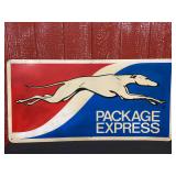 Greyhound Package Express SST Sign