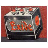 Exide Battery Flange Sign