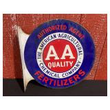 American Agricultural Chemical Co. Porcelain Flange Sign