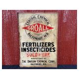 Gro-All Fertilizers Insecticides SST Sign