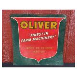Oliver Finest In Farm Machinery SST Sign