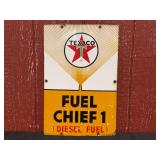 Texaco Fuel Chief 1 SSP Sign