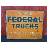 Federal Trucks Flange Sign