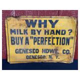 Perfection Milker SST Sign