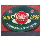 Sun-Drop Golden Girl Cola SST Sign