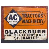 Allis Chalmers Tractors Machinery SST Sign