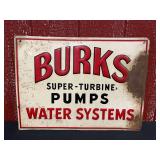 Burks Pumps Water Systems SST Sign