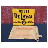 We Use De Laval SST Sign