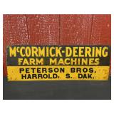 McCormick-Deering Farm Machines SST Sign