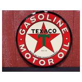 Texaco Gasoline Motor Oil SST Sign