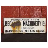Beckwith Machinery Co. SSP Sign