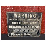 Allied Detective Agency SST Sign