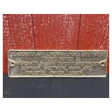 Seaboard Air Line Railroad Equipment Sign