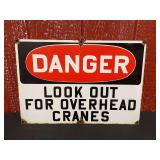 Danger Overhead Cranes SSP Sign