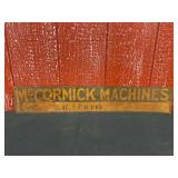 McCormick Machines SST Sign