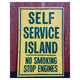 Self Service Island SST Sign