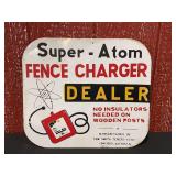 Super-Atom Fence Charger SST Sign