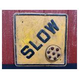 Slow Street Sign