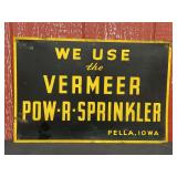 Vermeer Pow-R-Sprinkler SST Sign