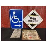 (4) Signs