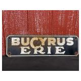 Bucyrus Erie SSP Sign
