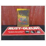 (2) WVA Gasoline + Rust-Oleum Signs