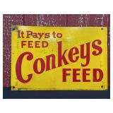 Conkeys Feed Sign